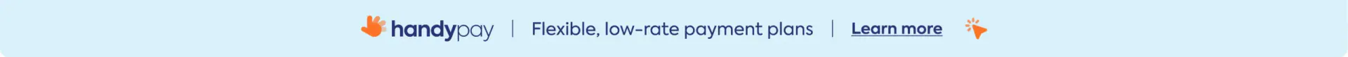 Handypay flexible, low-rate payment plans — learn more