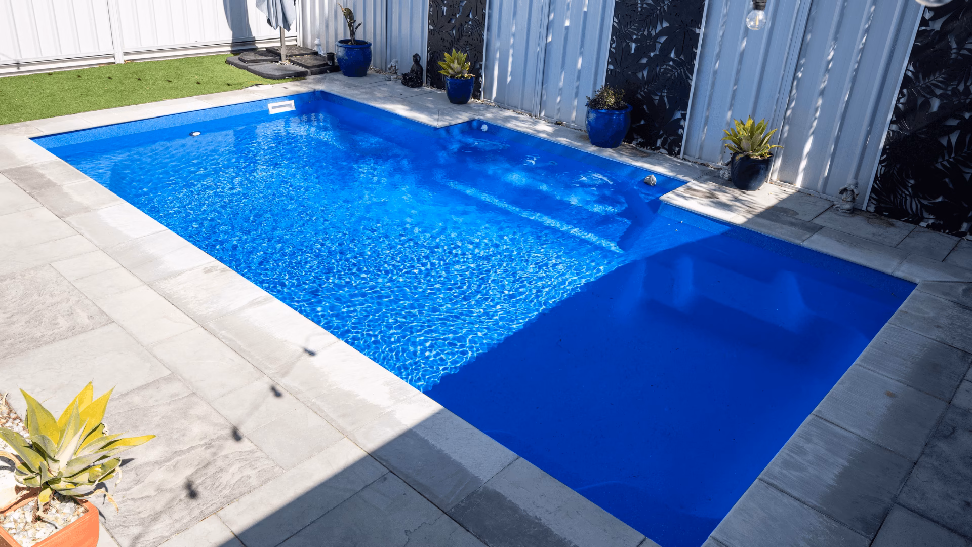 The Ambassador fibreglass pool design