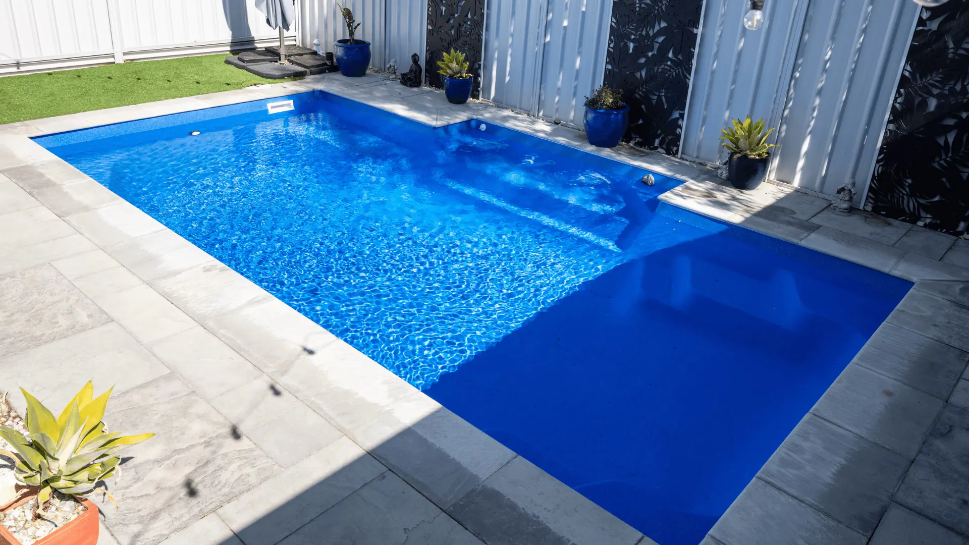 The Ambassador fibreglass pool design