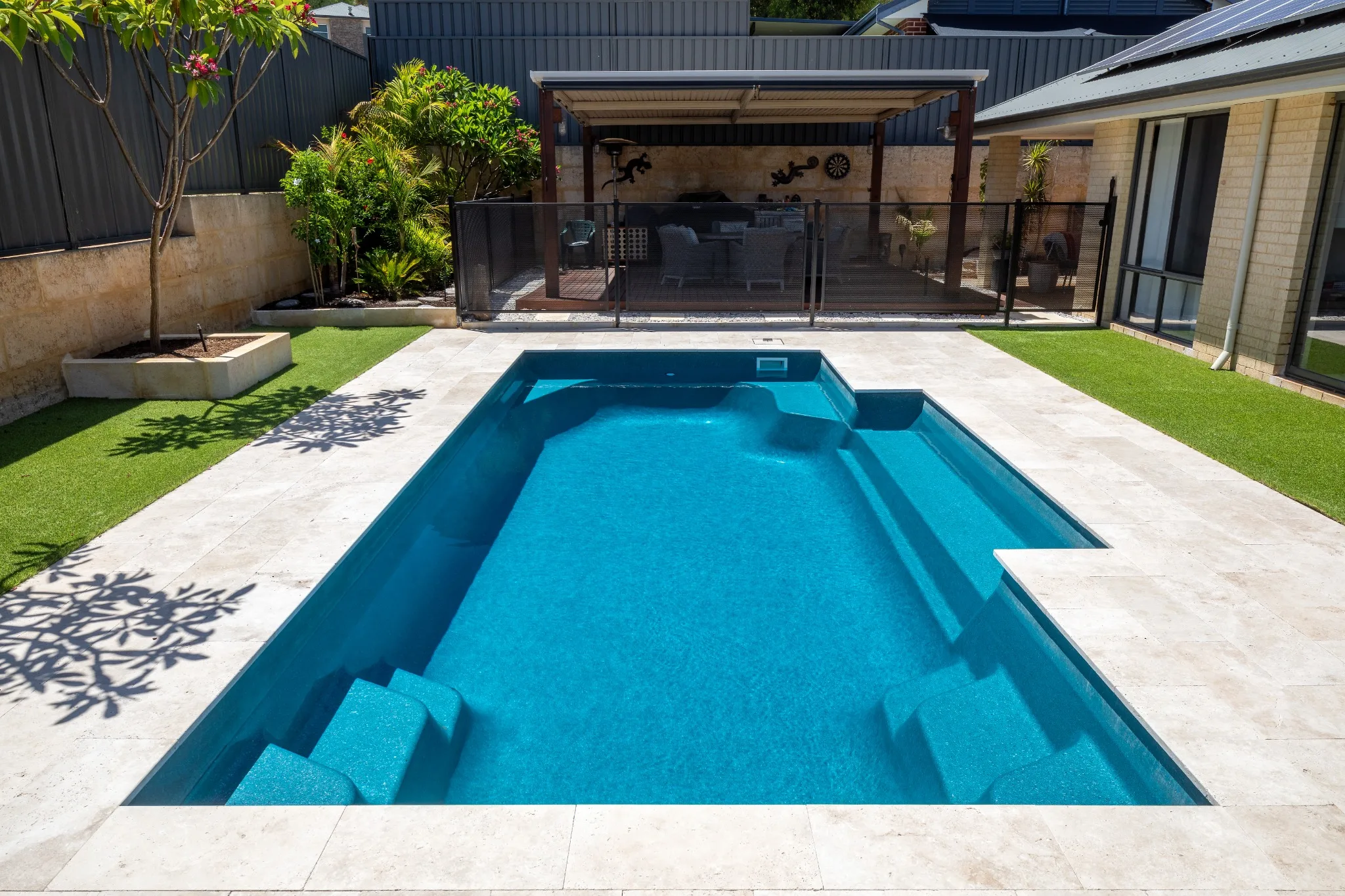 The Senator fibreglass pool