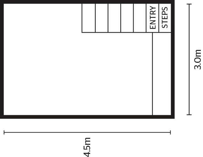 The Lifestyle 4.5m dimensions