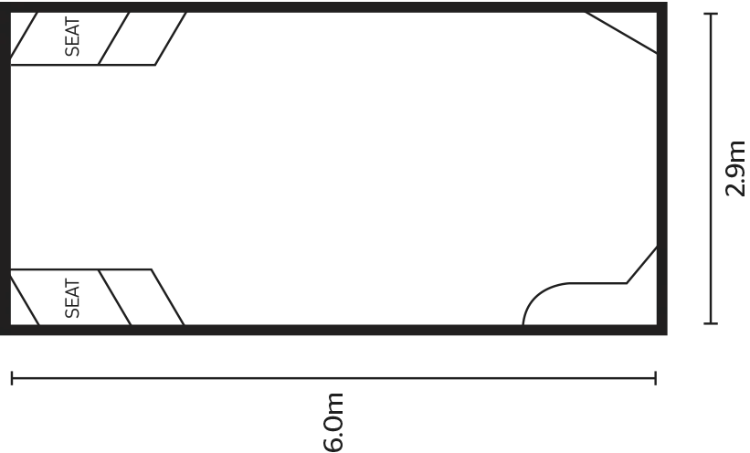 The Platinum 6m dimensions