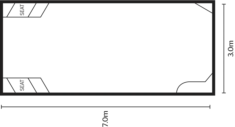 The Platinum 7m dimensions