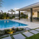 Backyard Design Trends in Brisbane Featuring Fibreglass Pools