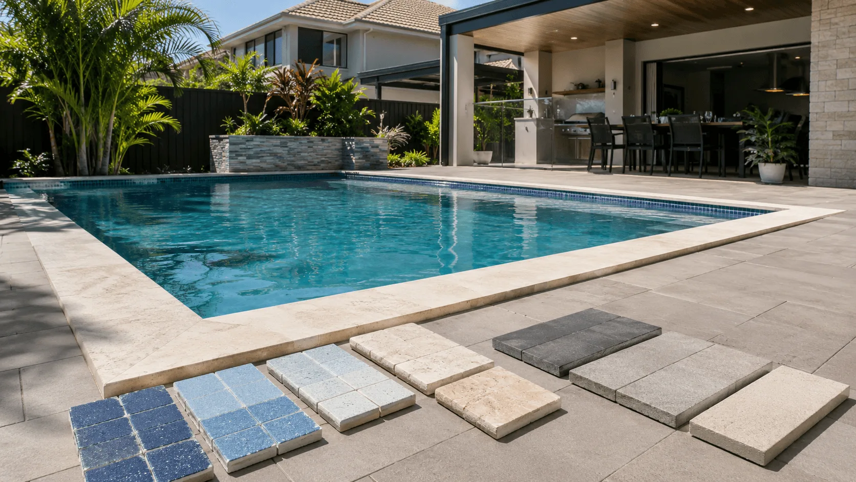 Swimming Pool Flooring and Pool Tile Materials: Choosing Durability and Style