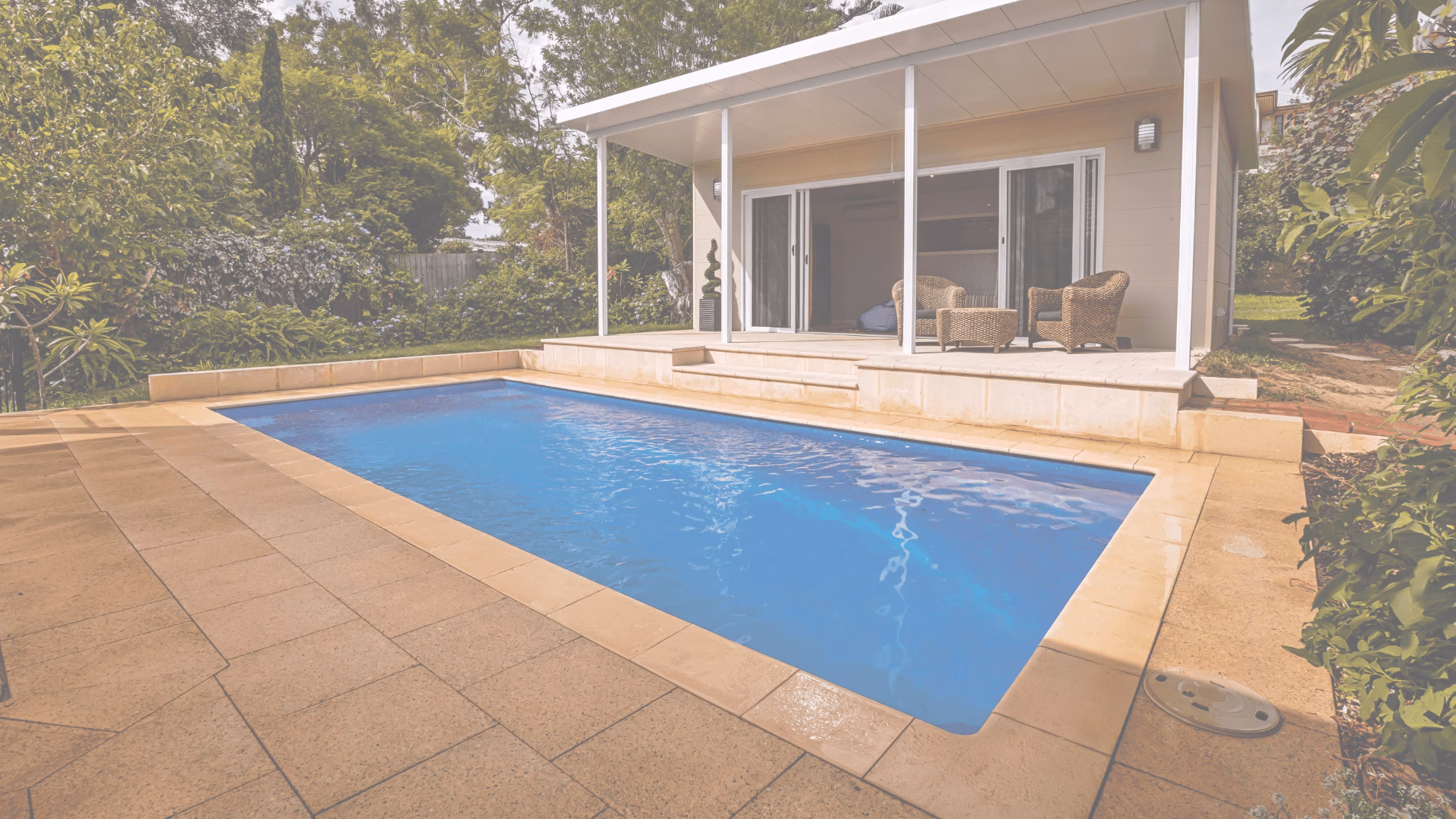 Luxury outdoor pool