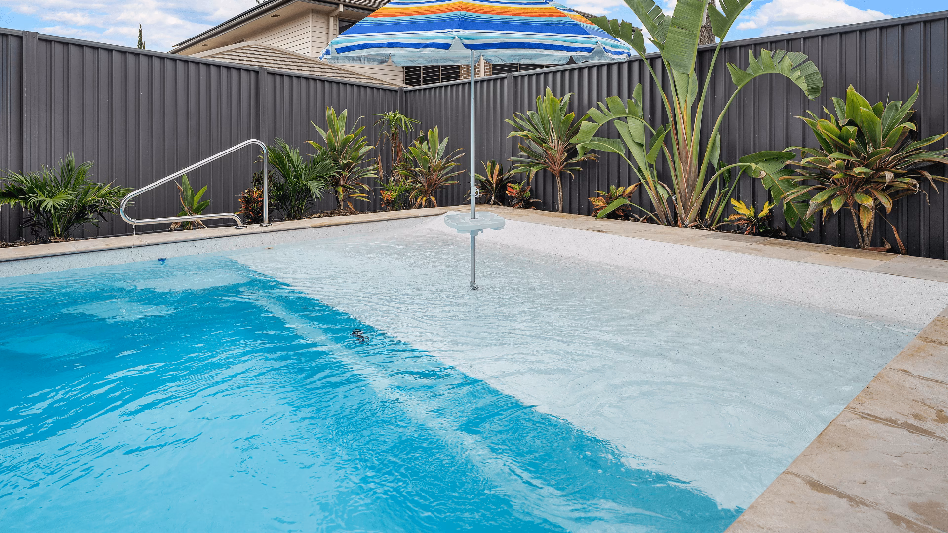 Luxury outdoor pool