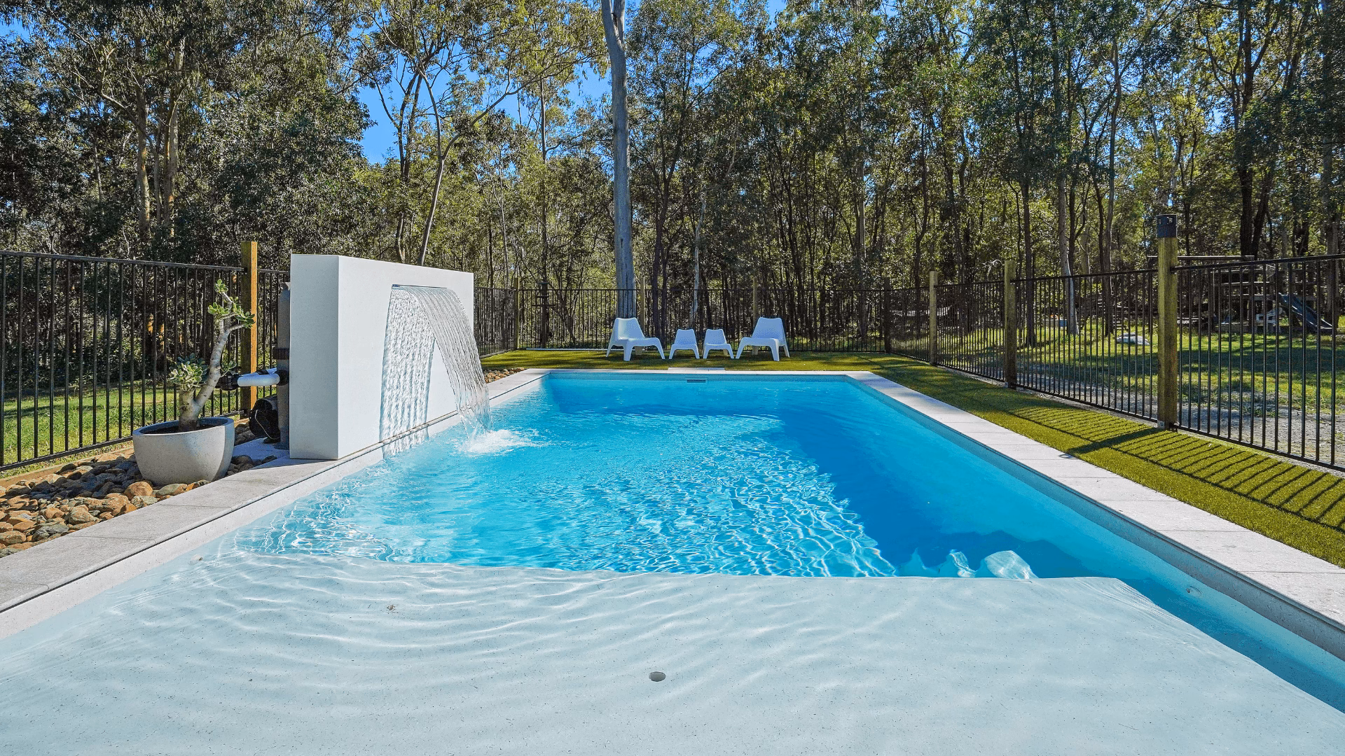 Luxury outdoor pool
