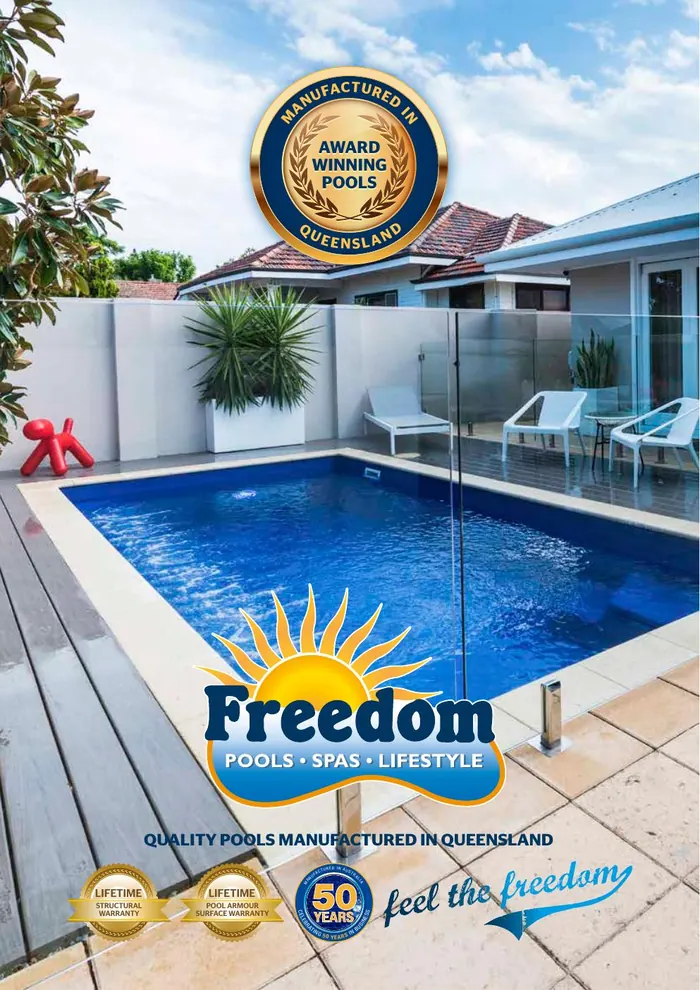 Freedom Pools Brochure cover