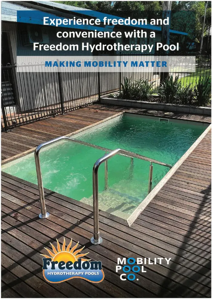 Freedom Pools Mobility and Lifestyle Pools cover